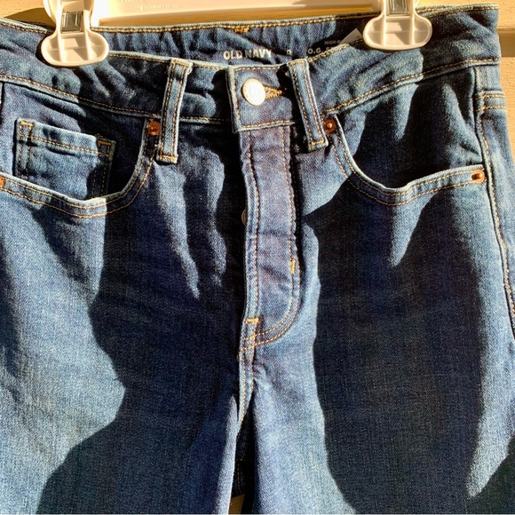 Old Navy High-rise O.G. straight secret-smooth pockets jeans size 0 EUC - Picture 6 of 7